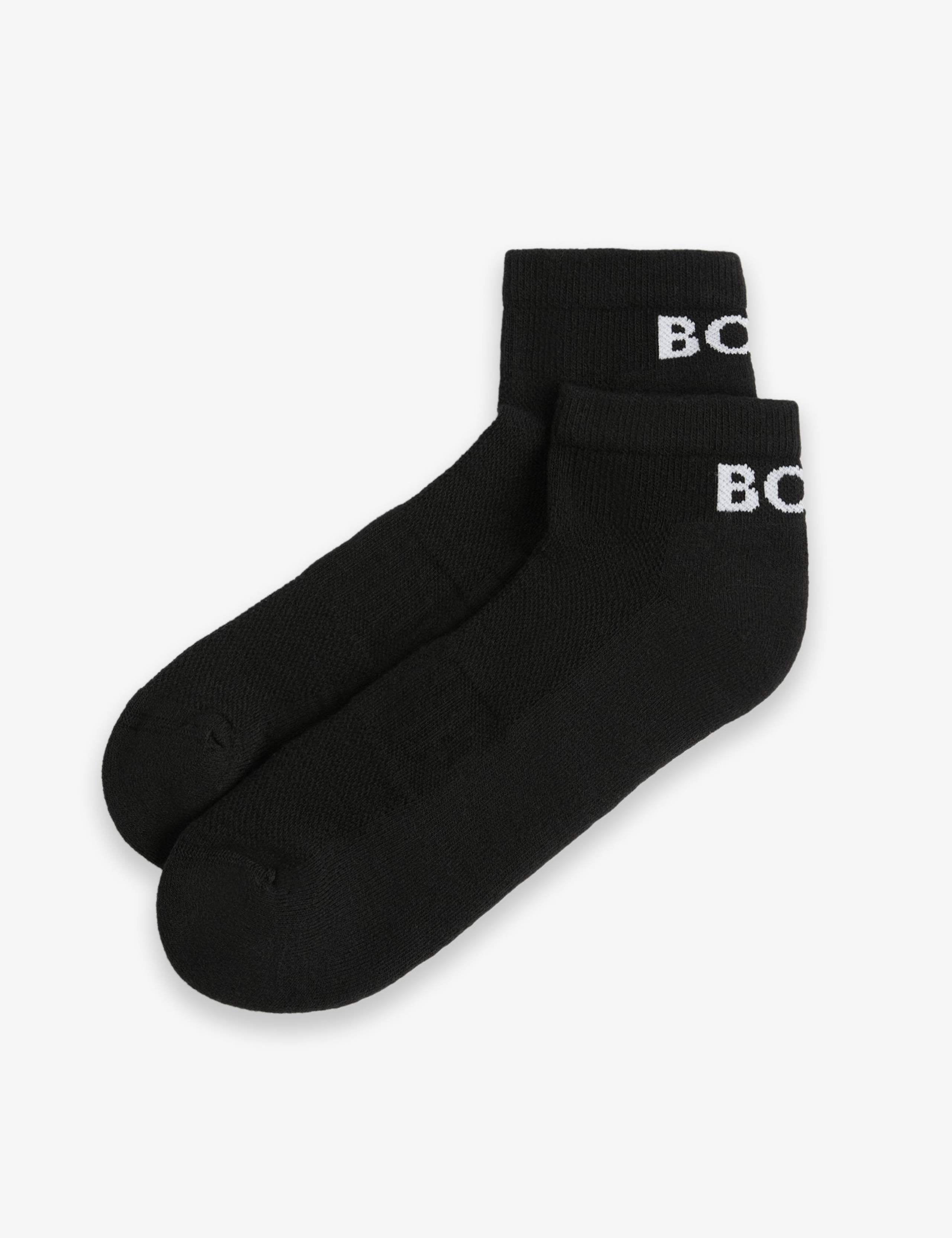 BOSS cotton rich cushioned trainer socks 2 pack - British product