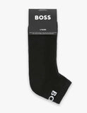 BOSS cotton rich cushioned trainer socks 2 pack - British product