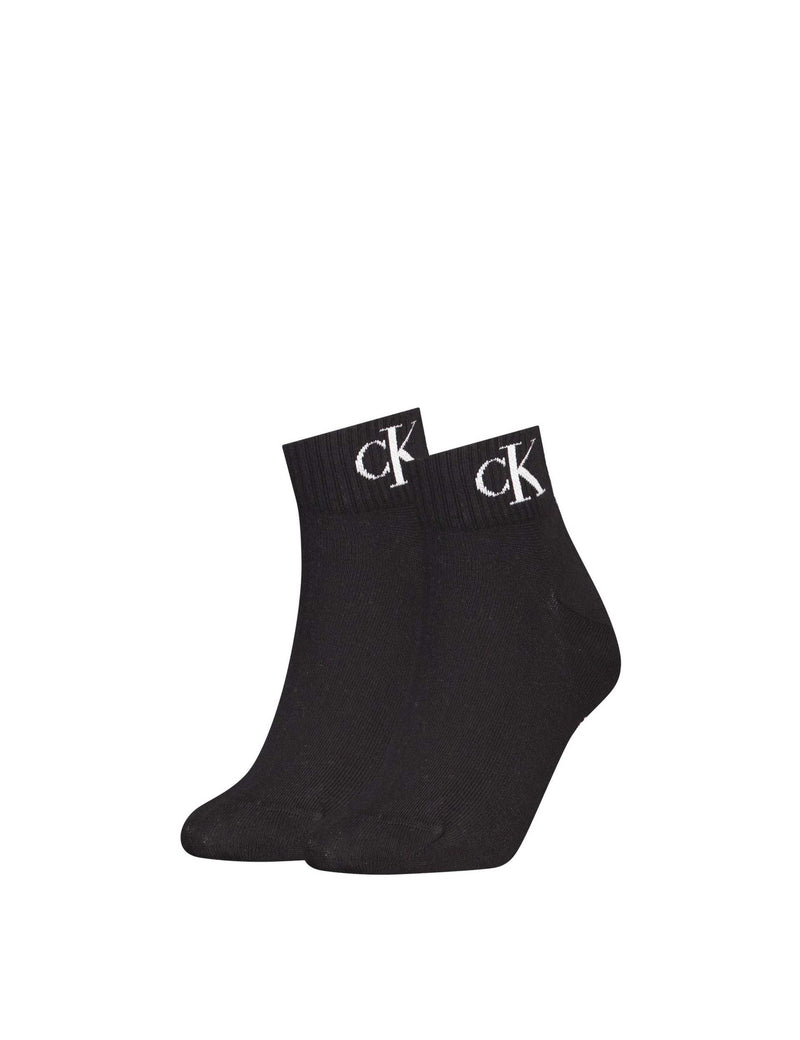 Calvin Klein cotton rich monogram trainer socks 2-pack, UK version