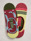 White Stuff cotton rich footsies 2 pack, UK version