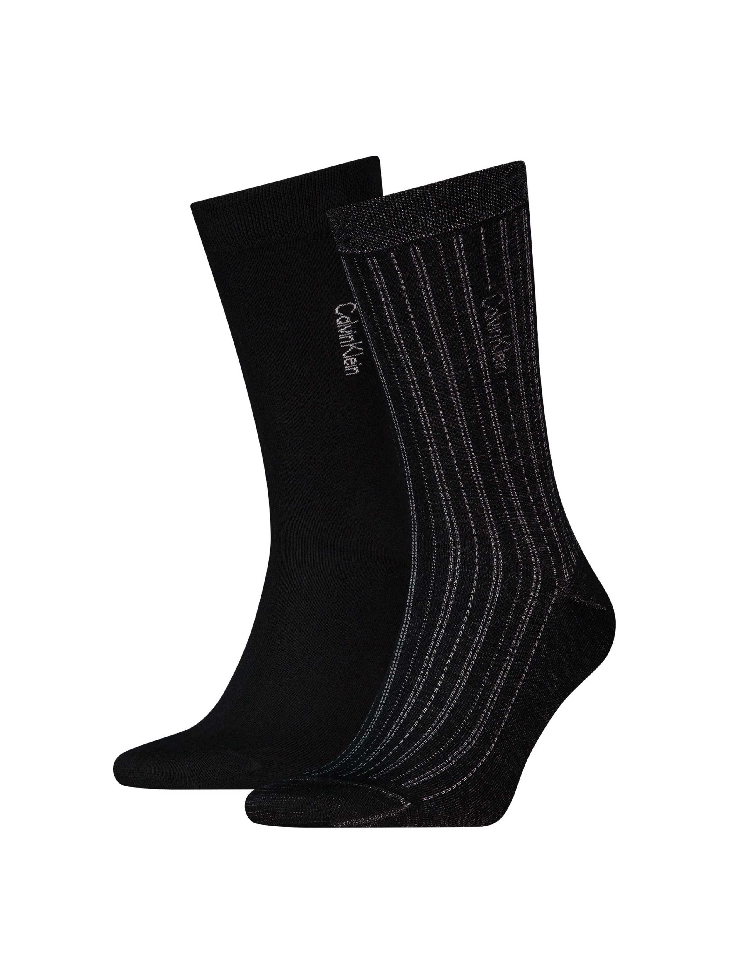 Calvin Klein cotton rich patterned socks 2 pack (British brand)