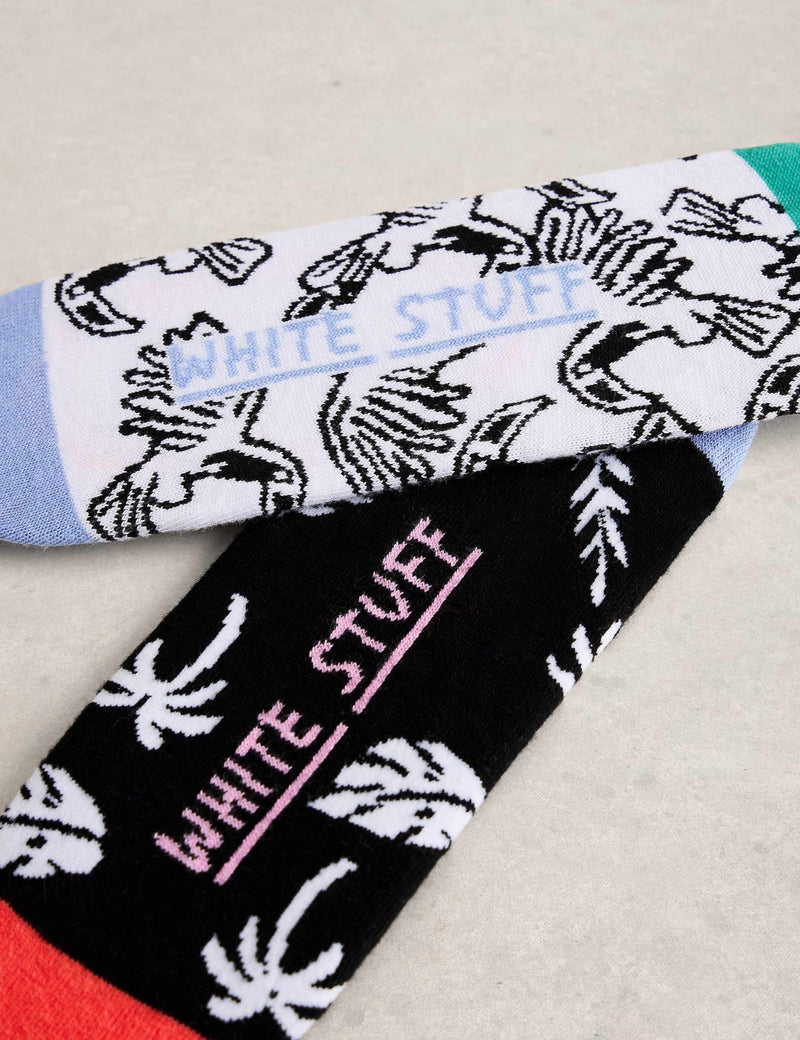 White Stuff cotton-rich trainer socks 2-pack - British product