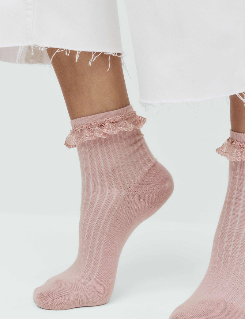 M&S cotton rich quarter socks pack of 2 - British product