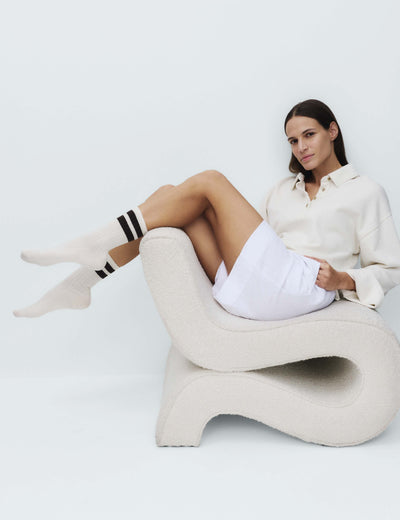 M&S 2 Pack Cotton Rich Ribbed Crew Socks- Buy online at McGrocer