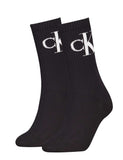 Chaussettes de sport en coton enrichi Calvin Klein, lot de 2 - Produit britannique