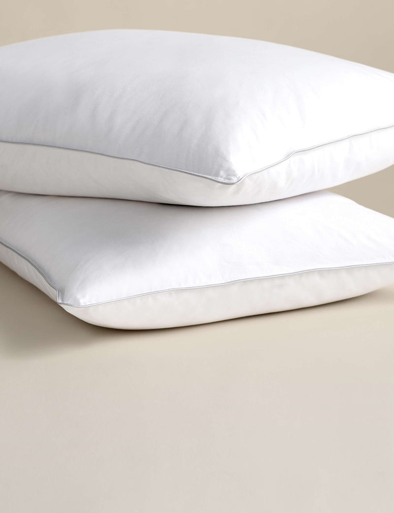 Down Rich soft pillows 2 pack cotton duck down, imported from the UK