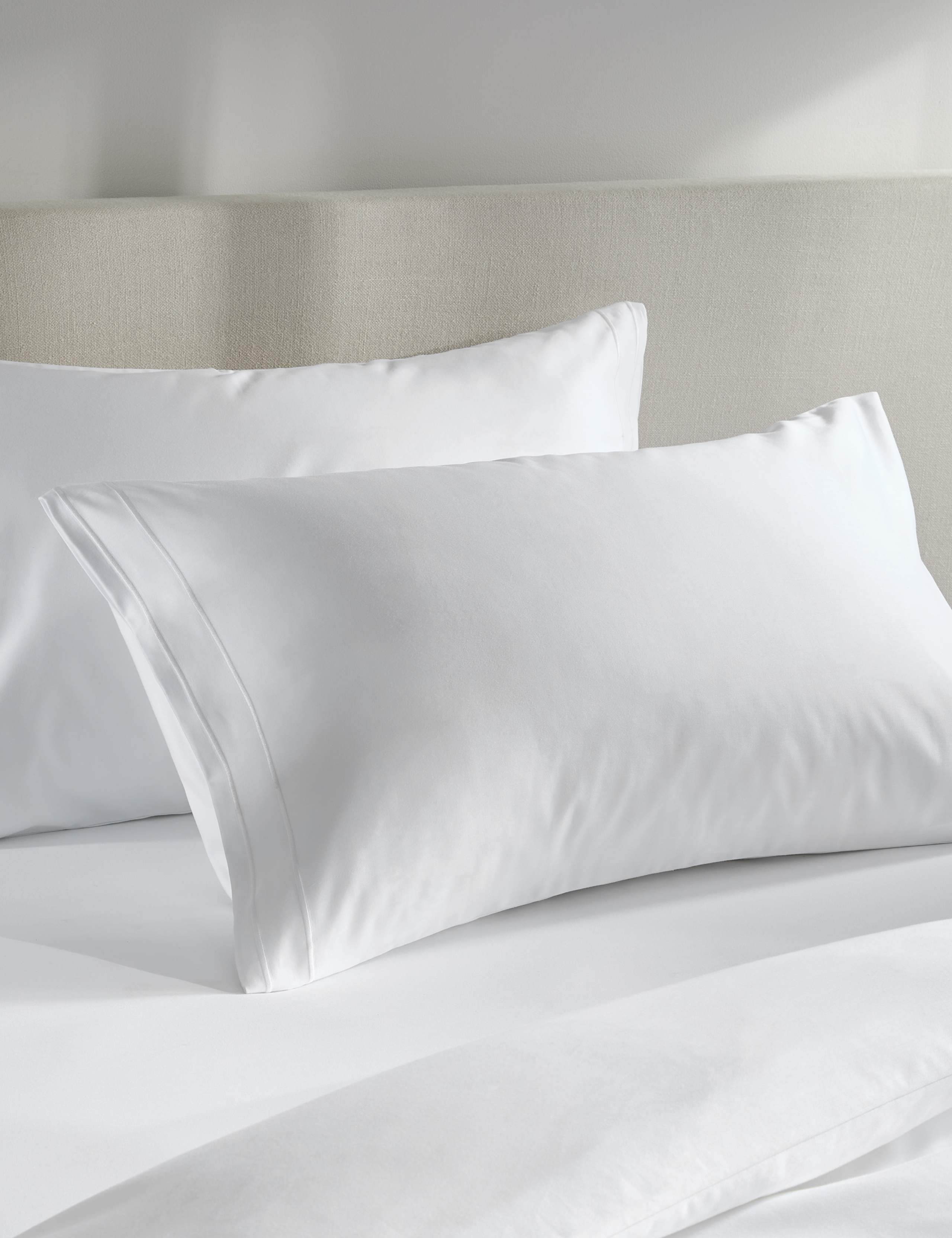 Egyptian cotton king size pillowcases 1000 thread count 2 pack, UK version