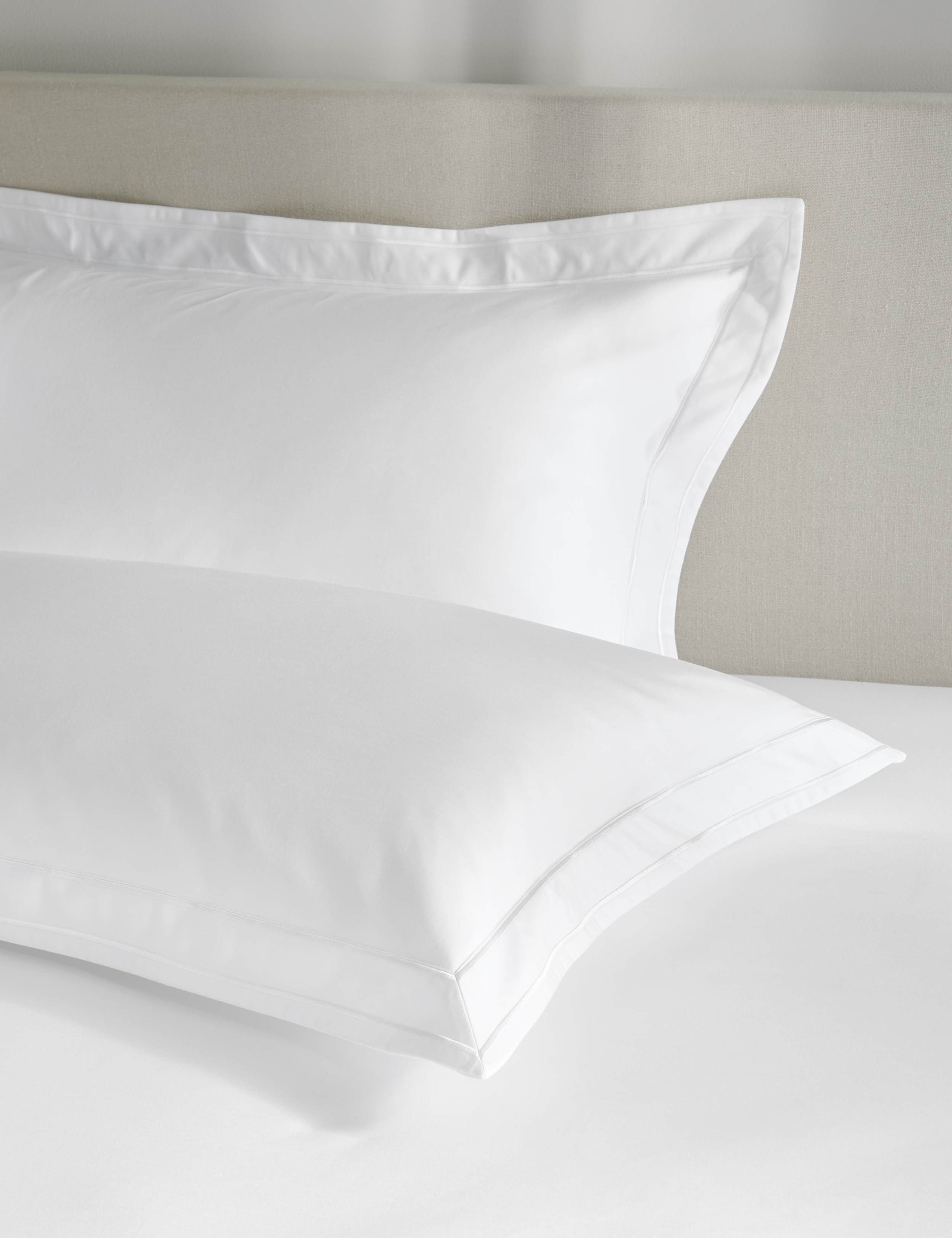 Egyptian cotton Oxford pillowcases 2 pack - British product