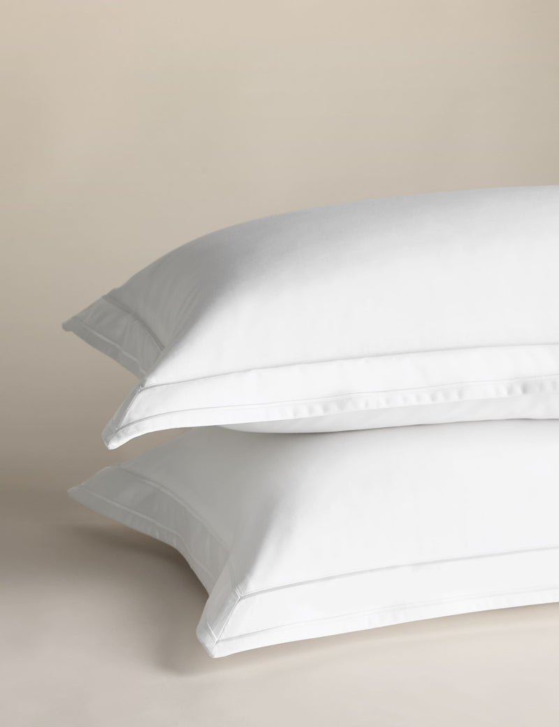 Egyptian cotton Oxford pillowcases 2 pack - British product