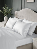 Egyptian cotton sateen 400 thread count pillowcases 2 pack - British product