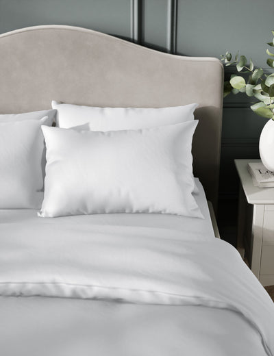 M&S 2 Pack Egyptian Cotton Sateen 400 Thread Count Pillowcases- Buy online at McGrocer