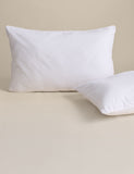 Firm cotton everyday pillows set of 2, imported from the UK
