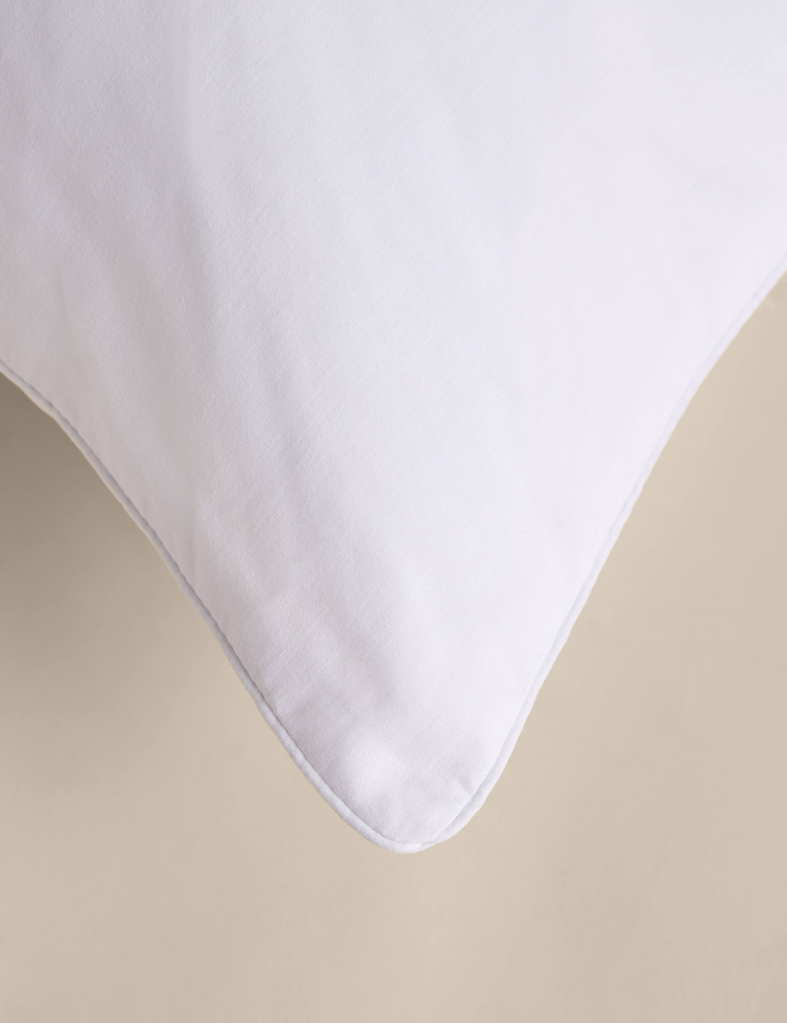 Firm cotton everyday pillows set of 2, imported from the UK