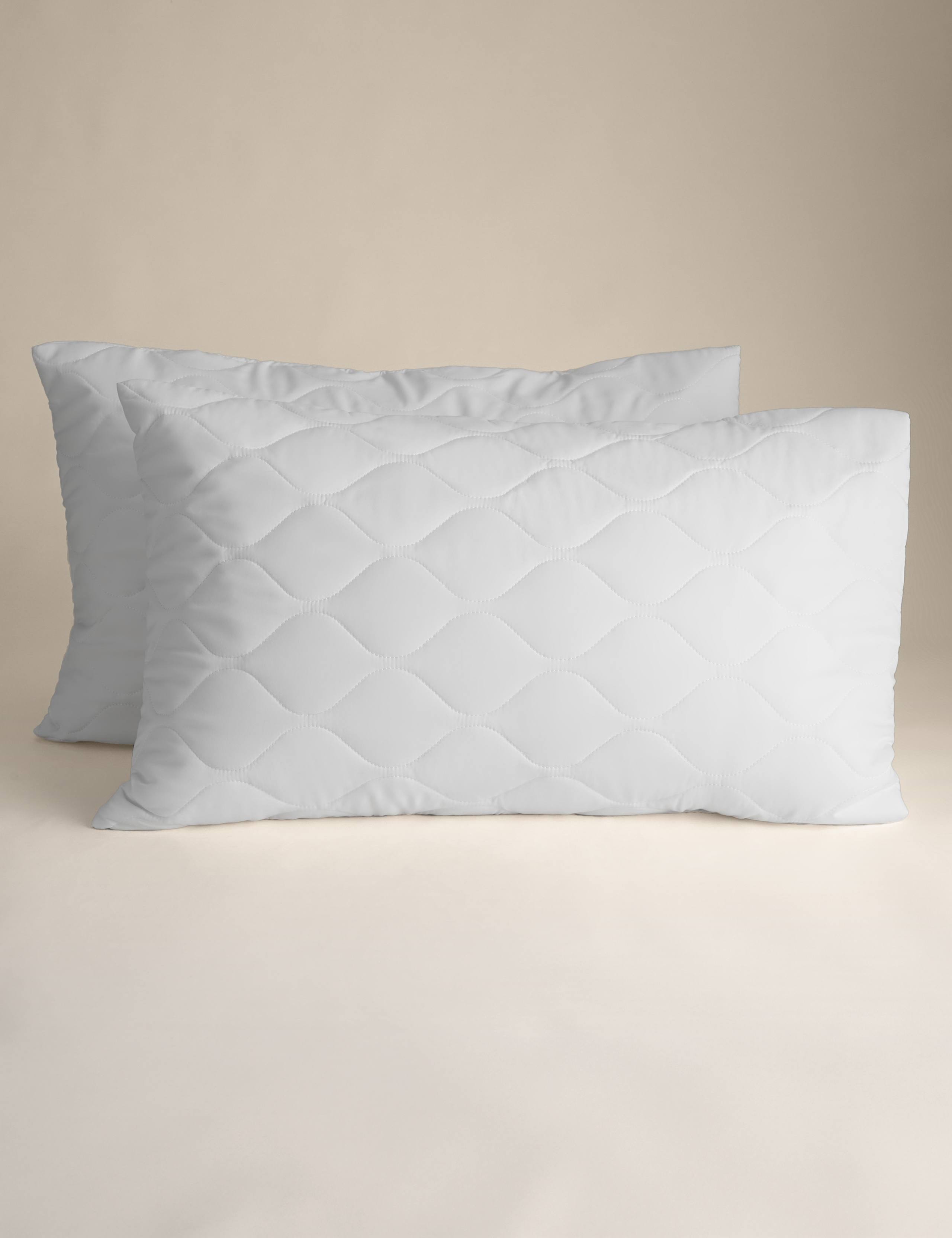 Fresh & Cool quilted pillow protectors 2 pack - British product