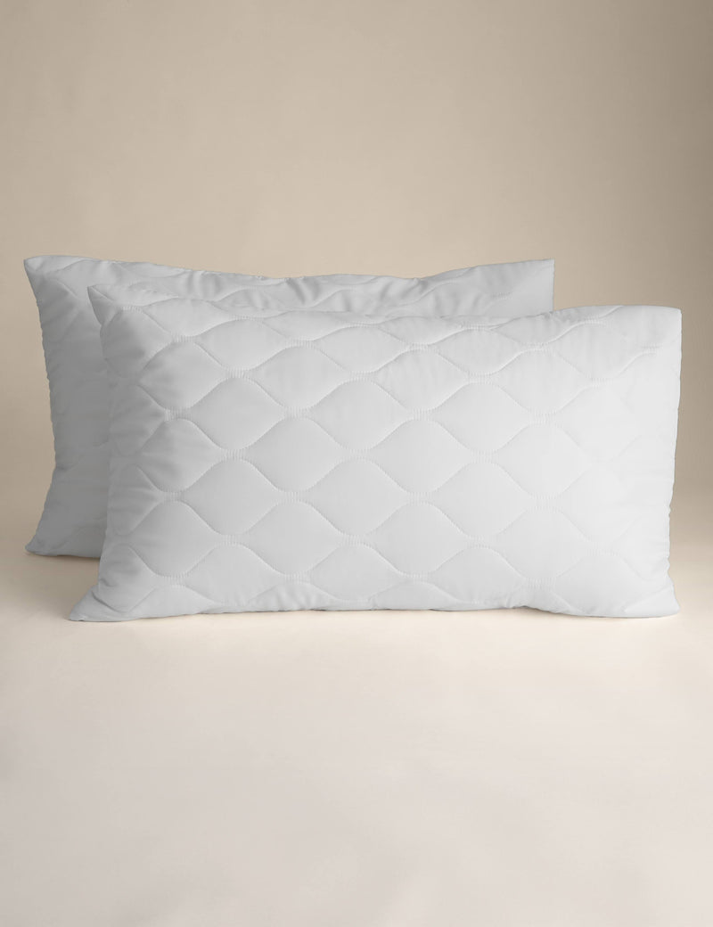 Fresh & Cool quilted pillow protectors 2 pack - British product