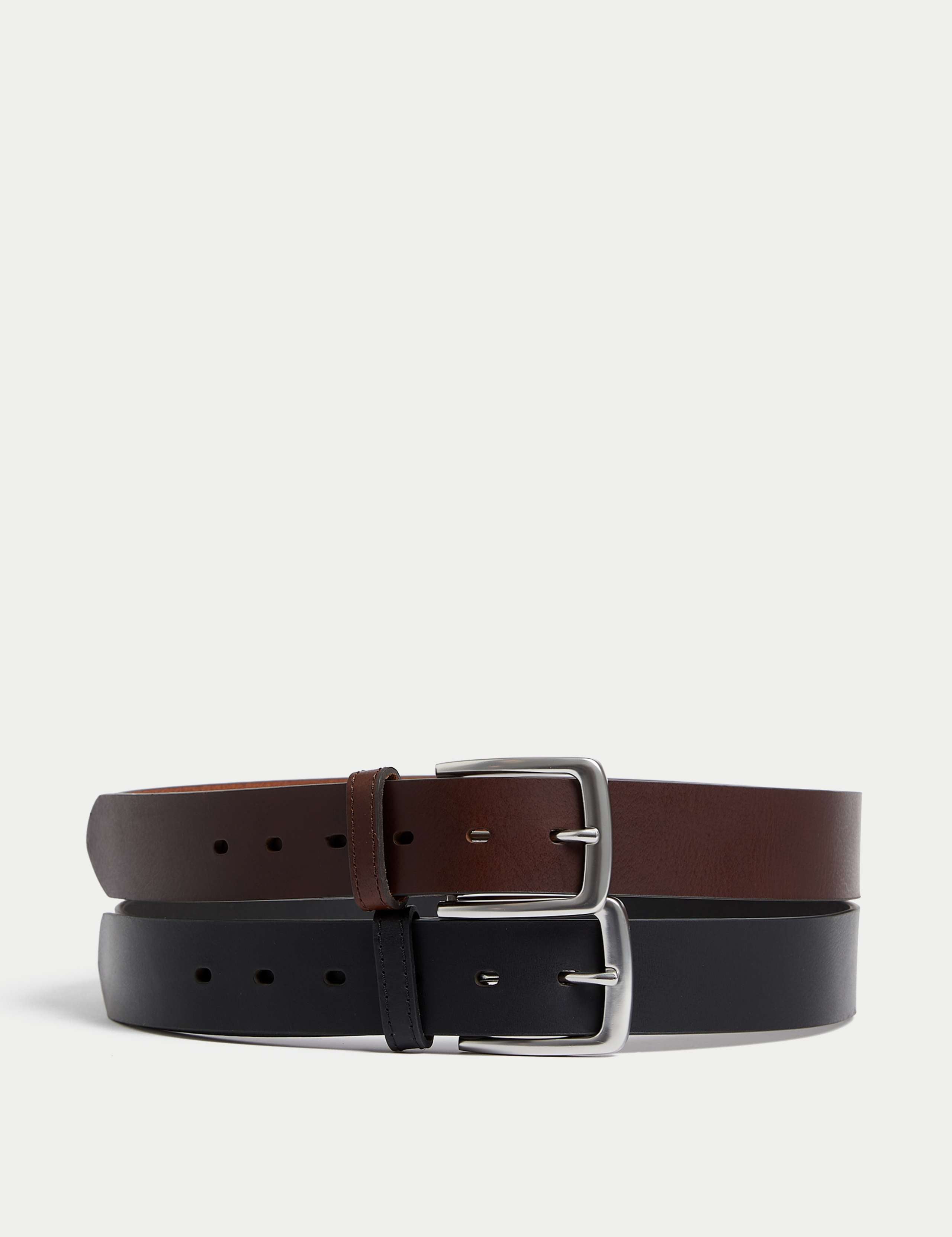 M&S leather belts two-pack (British brand)