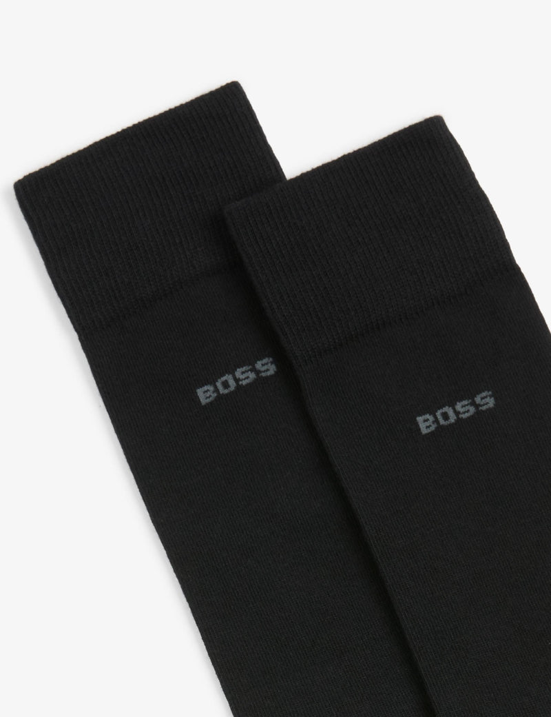 BOSS Logo Baumwollreiche Socken 2er-Pack - Britisches Produkt
