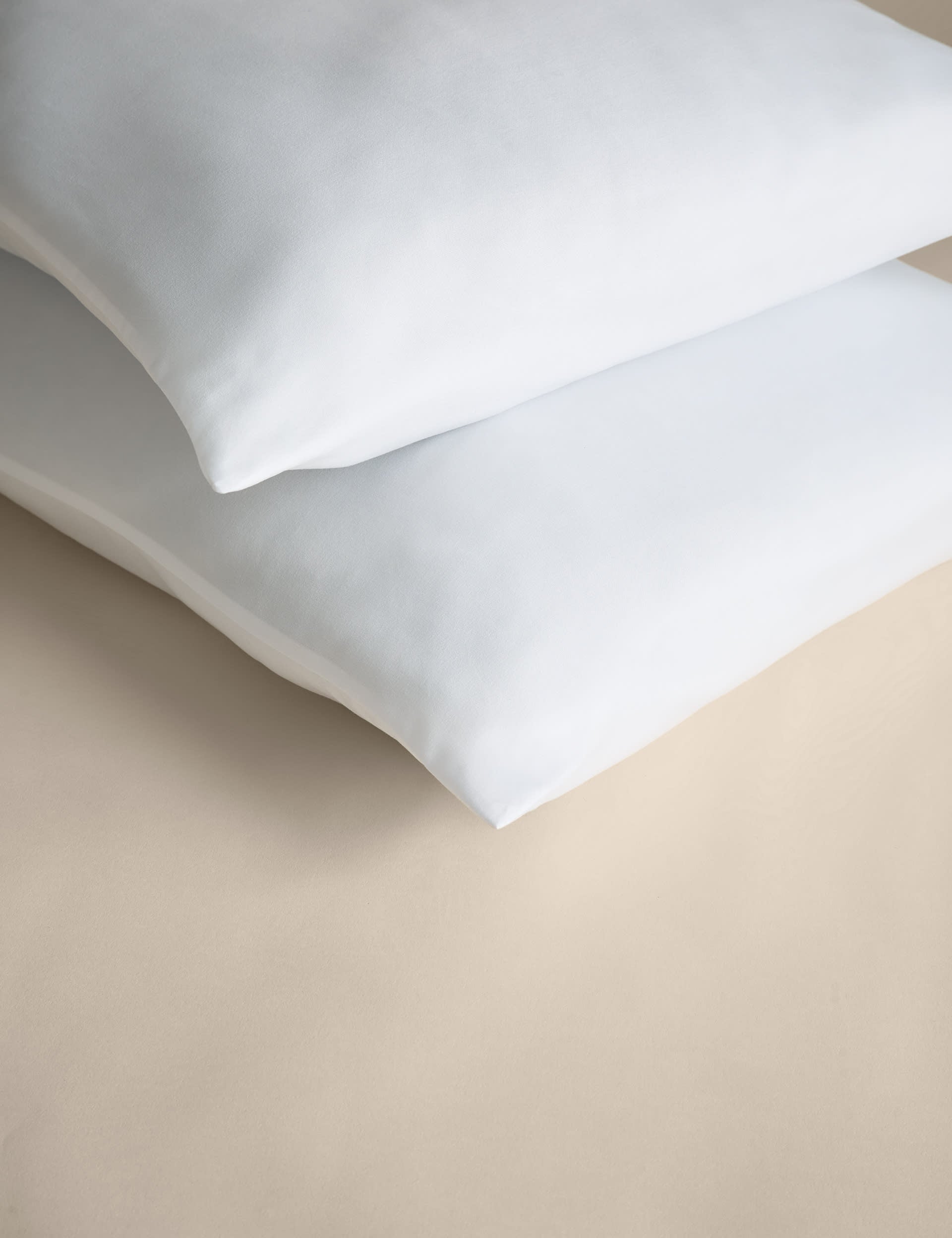 Microfibre medium pillows 2 pack, imported from the UK