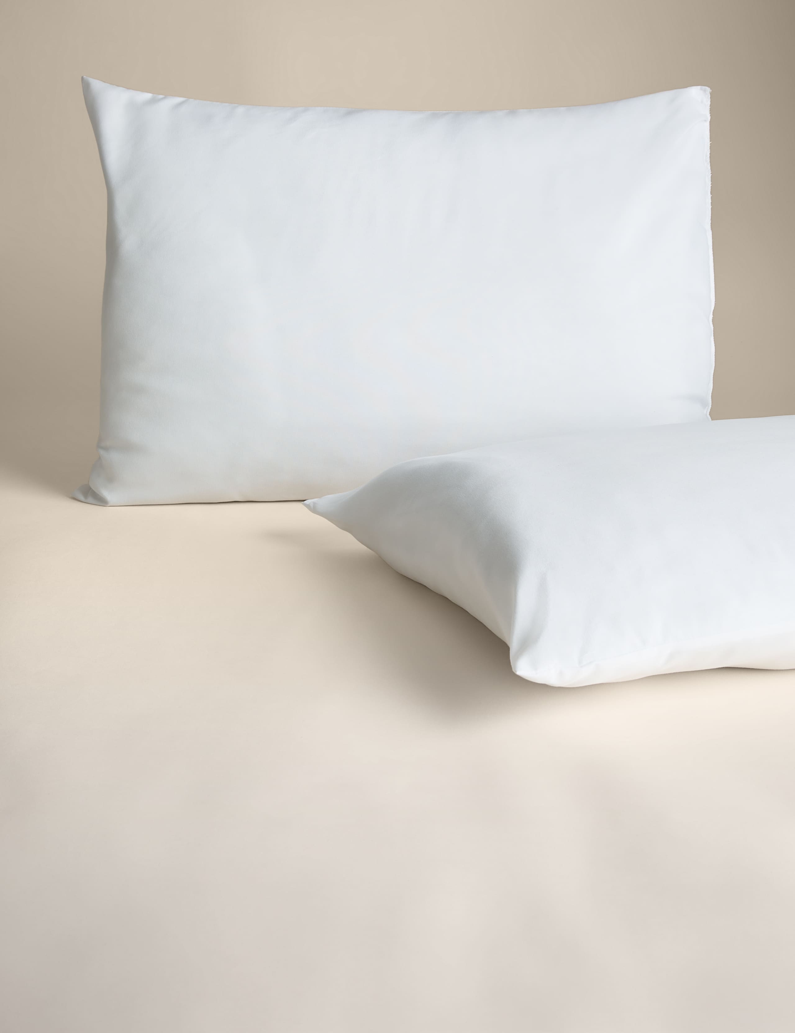 Microfibre medium pillows 2 pack, imported from the UK