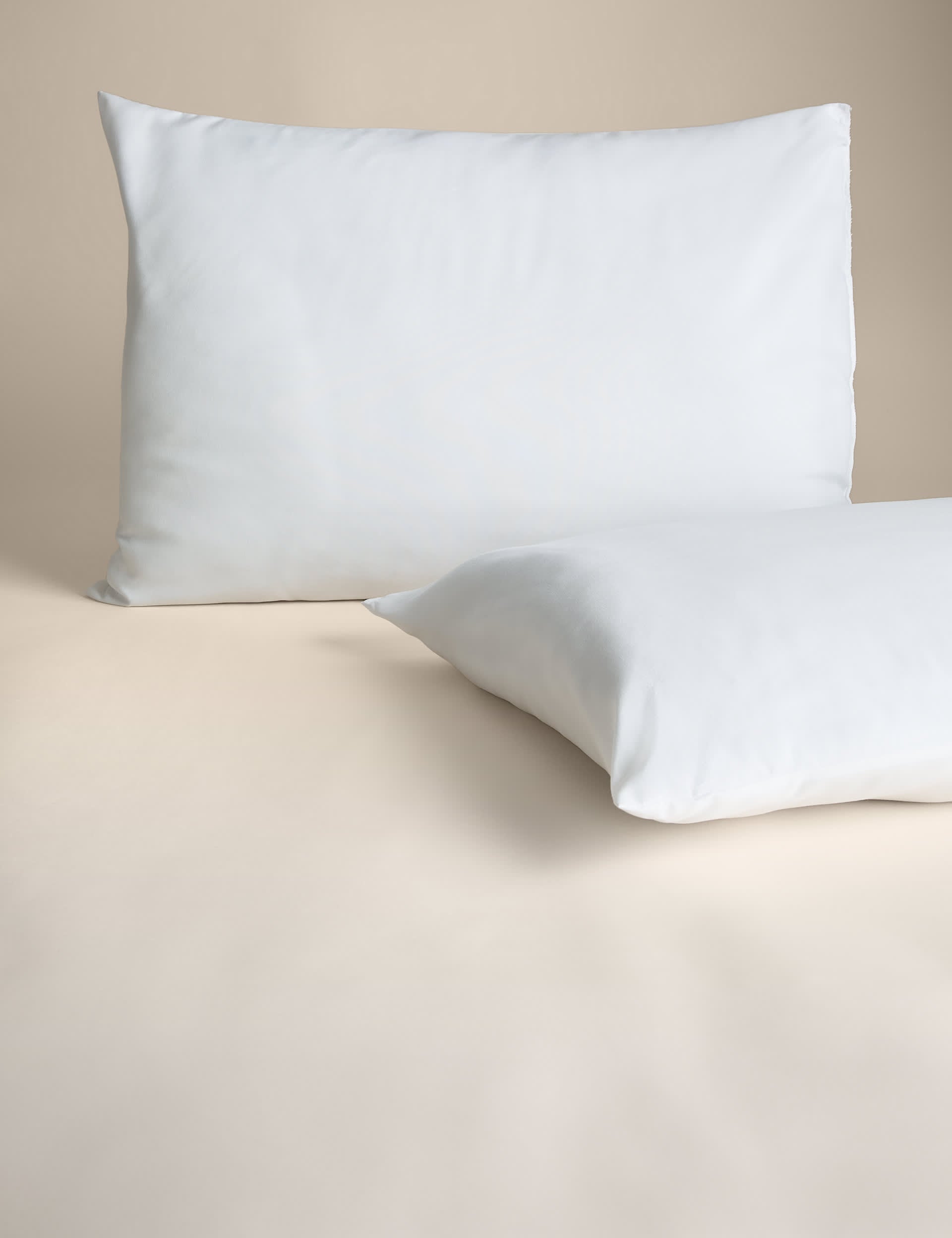 Microfibre medium pillows 2 pack, imported from the UK