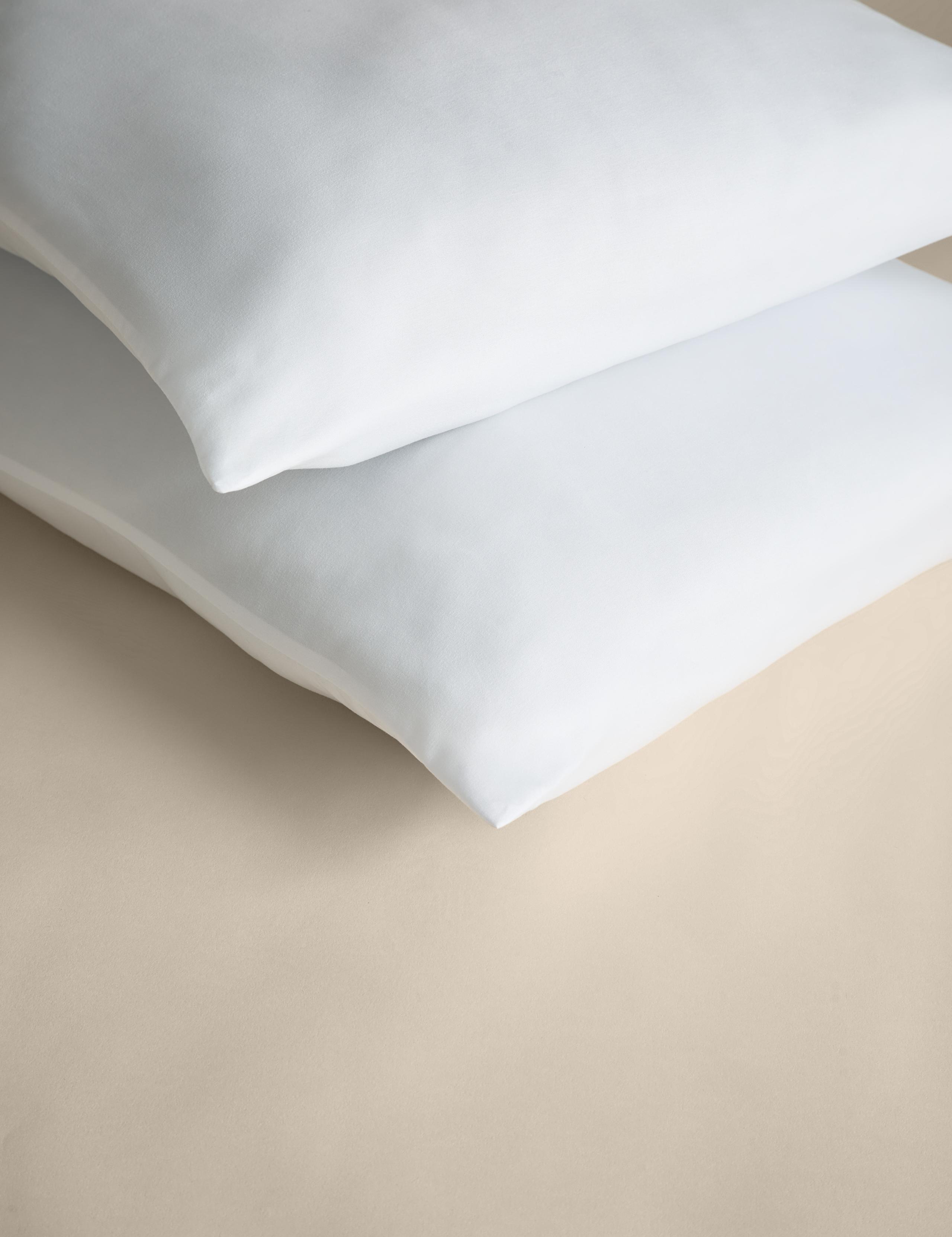 Microfibre medium pillows 2 pack, imported from the UK