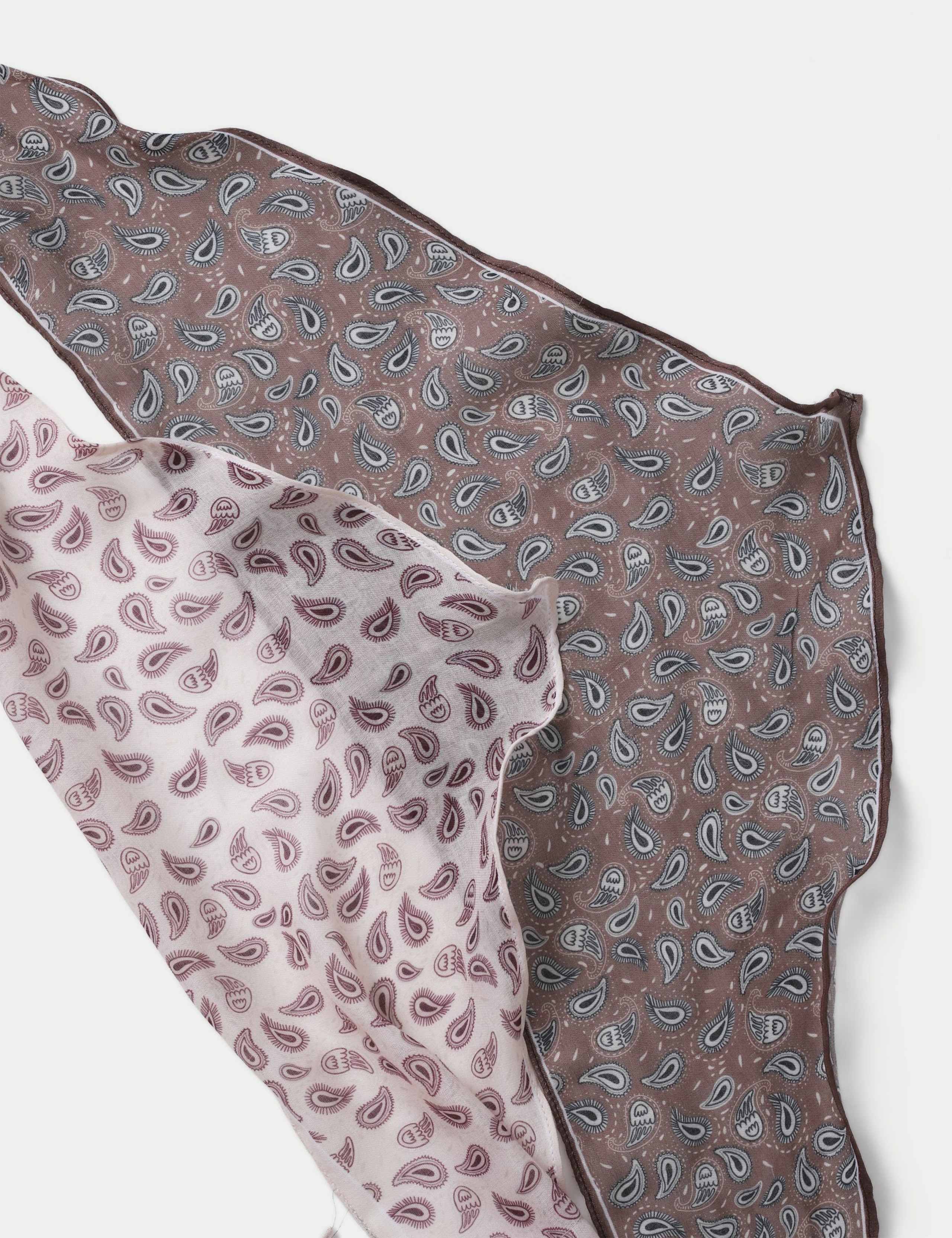 2 pack paisley scarves, imported from the UK