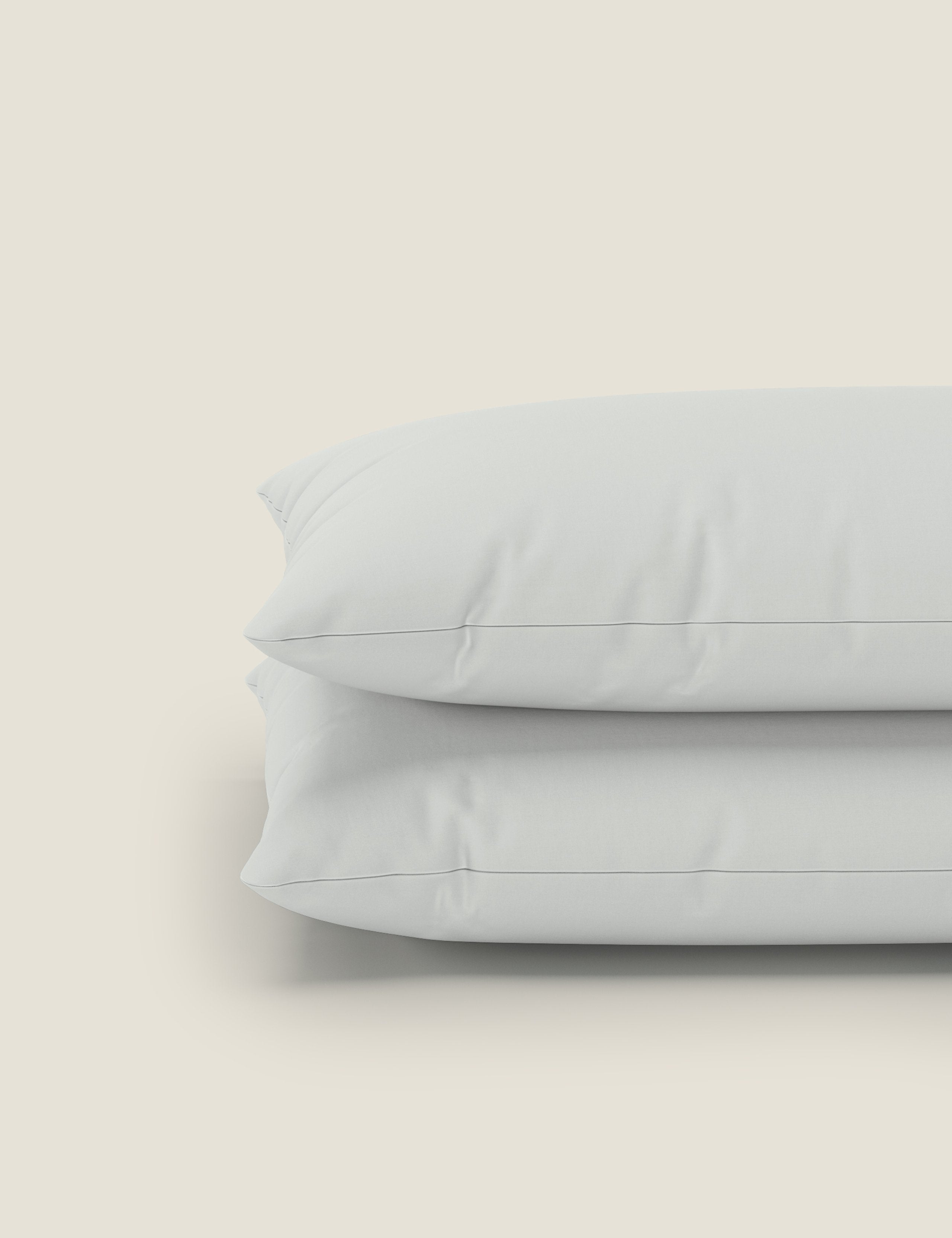Pure cotton 180 thread count pillowcases 2-pack, imported from the UK