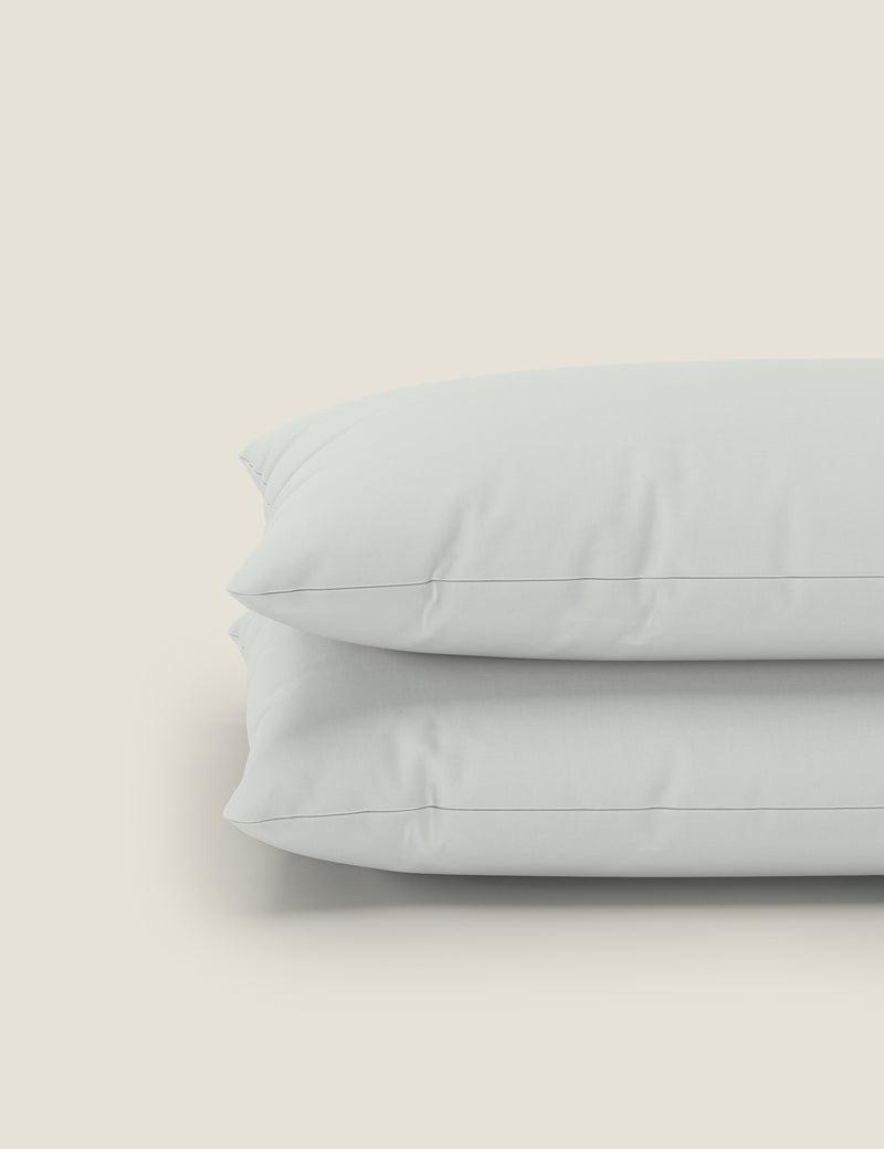 Pure cotton 180 thread count pillowcases 2-pack, imported from the UK