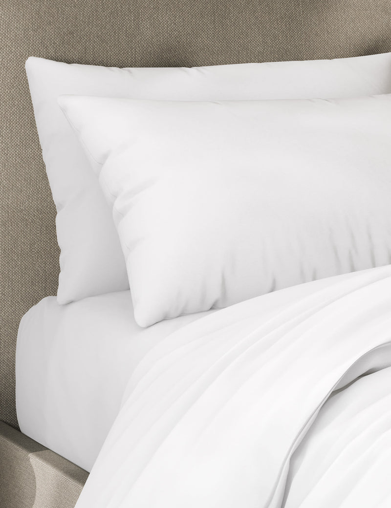 Pure cotton 300 thread count pillowcases 2 pack, imported from the UK