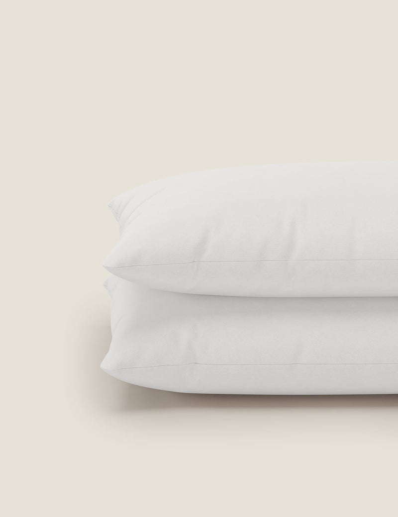 Pure cotton 300 thread count pillowcases 2 pack, imported from the UK