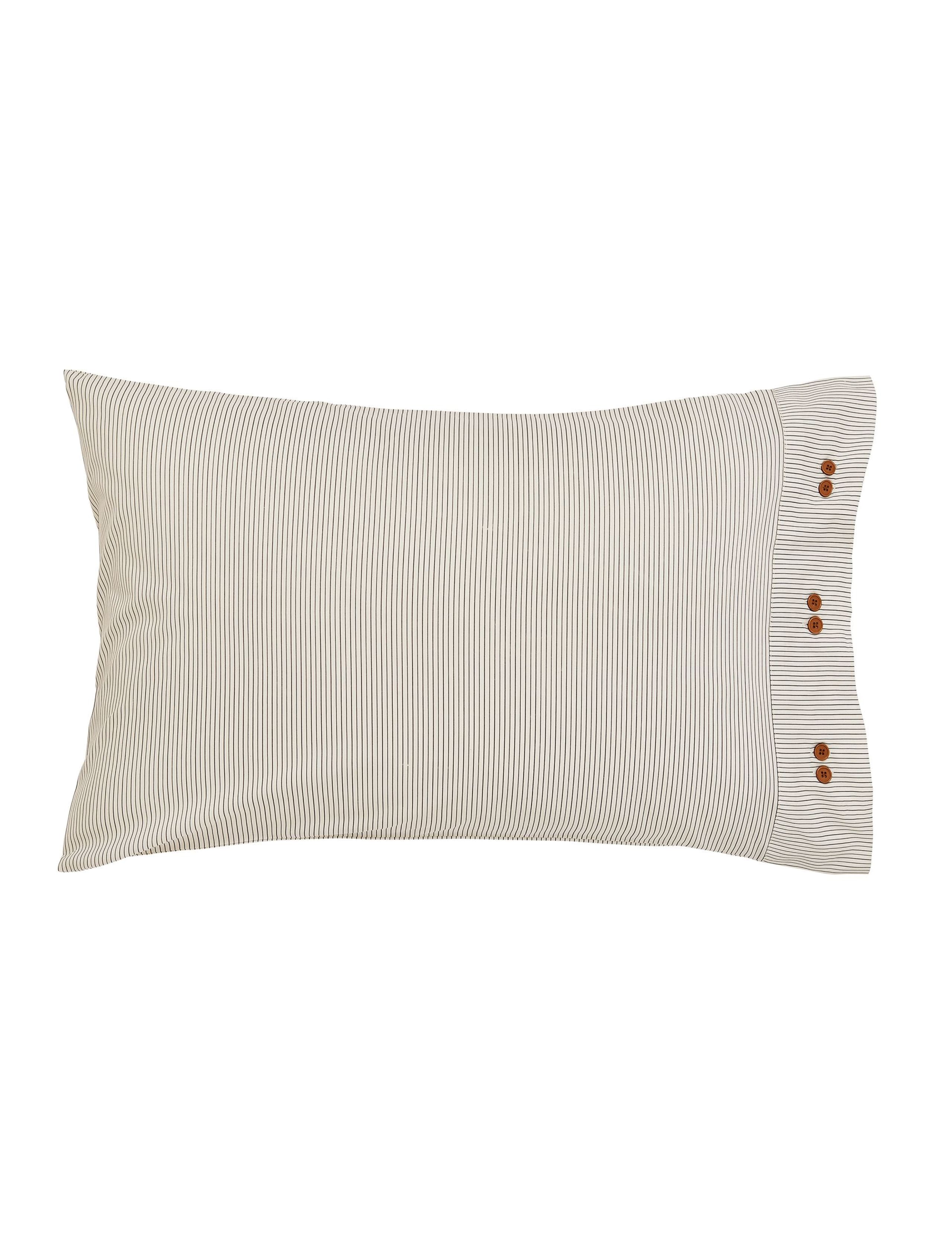 Bedeck of Belfast Alba striped pillowcases 2 pack (British brand)