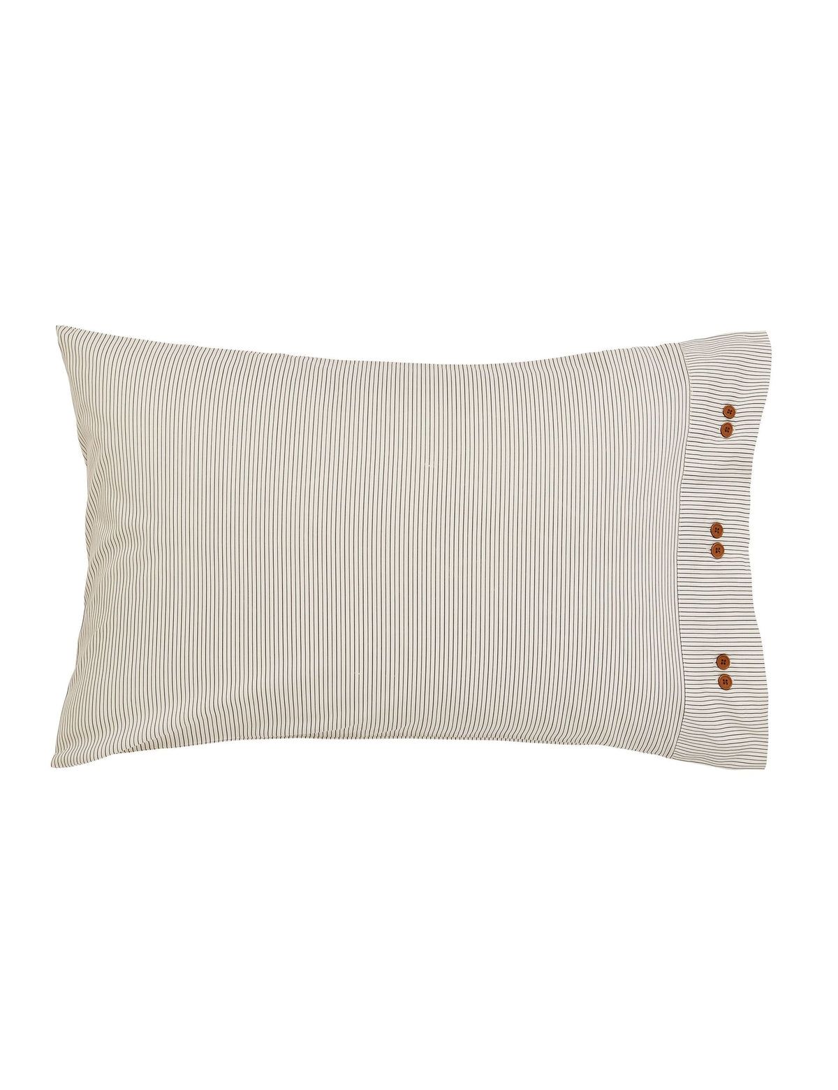 Bedeck of Belfast Alba striped pillowcases 2 pack (British brand)