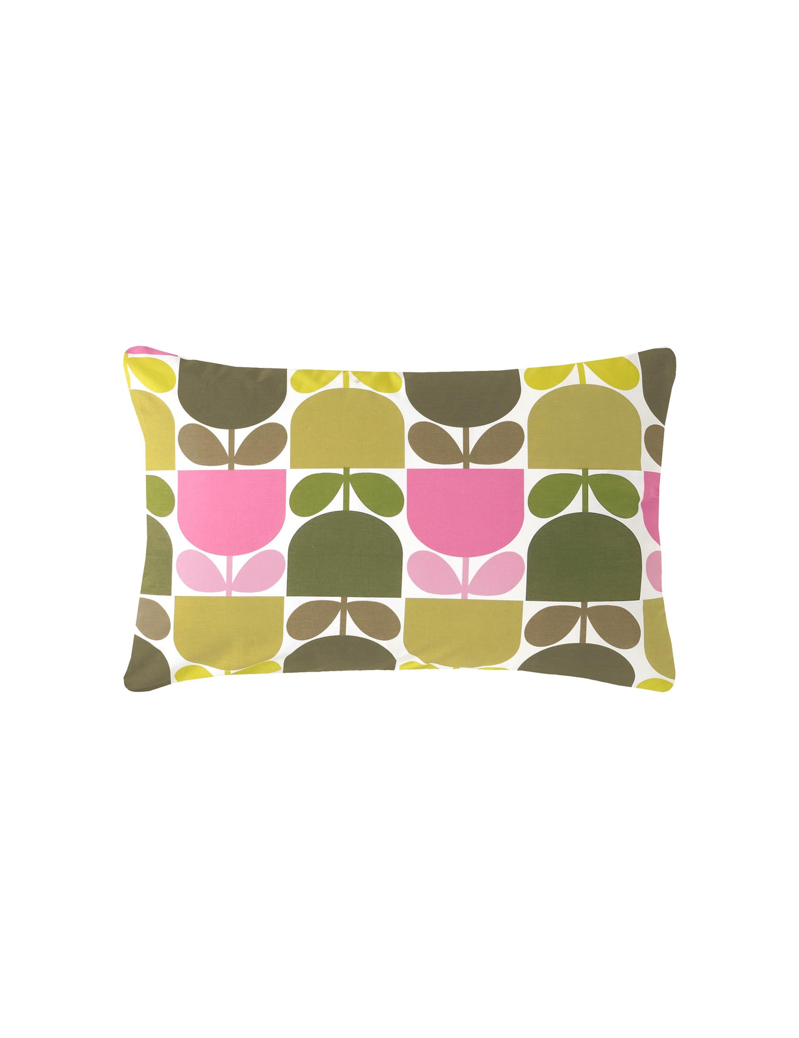 Orla Kiely block stem pure cotton pillowcases 2 pack - British product