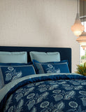 V&A pure cotton Eastern Bloom pillowcases two-pack - British product