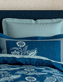 V&A pure cotton Eastern Bloom pillowcases two-pack - British product