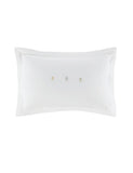 Sophie Allport embroidered sunflower Oxford pillowcases - British product