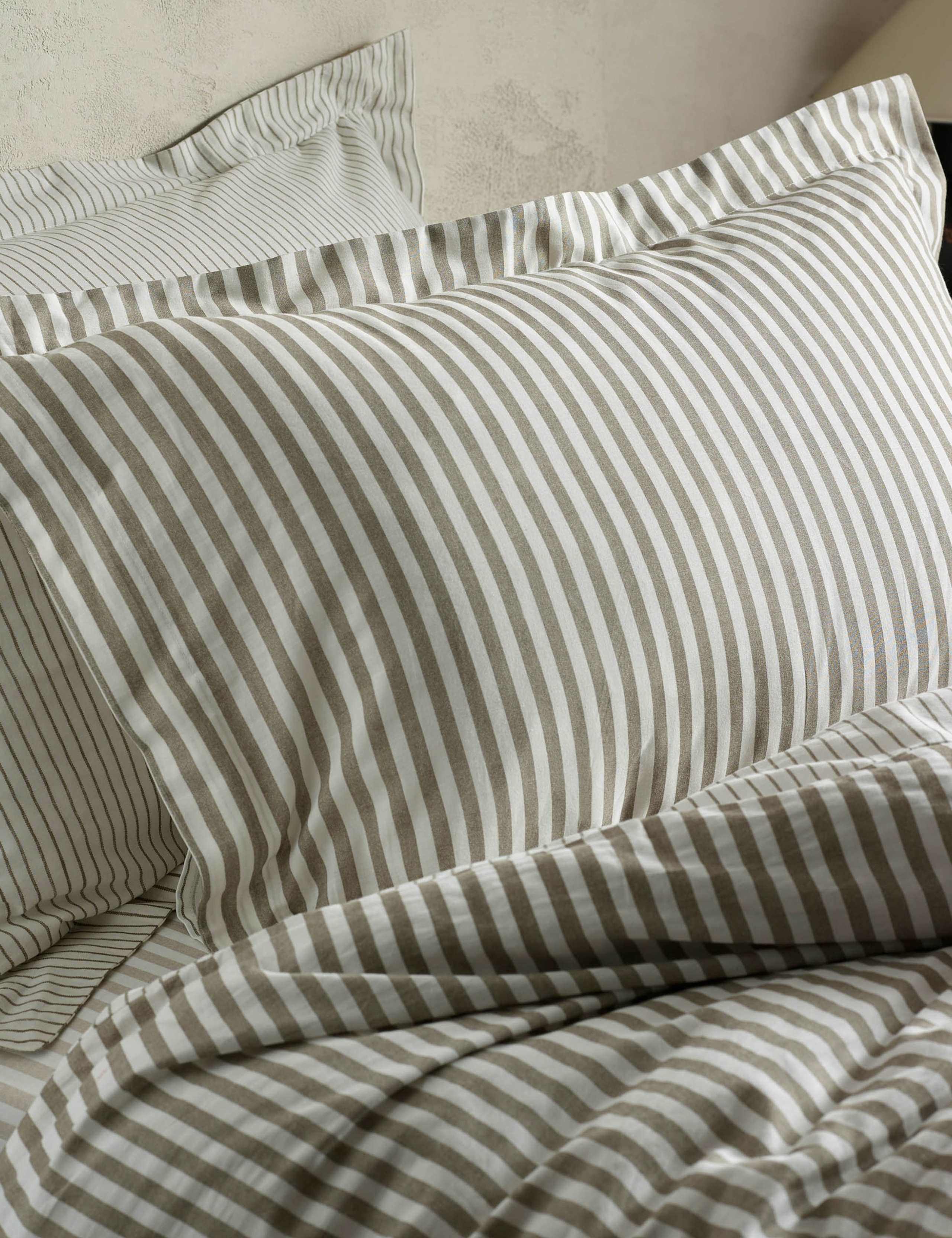 Yard Hebden stripe pillowcases 2 pack, imported from the UK