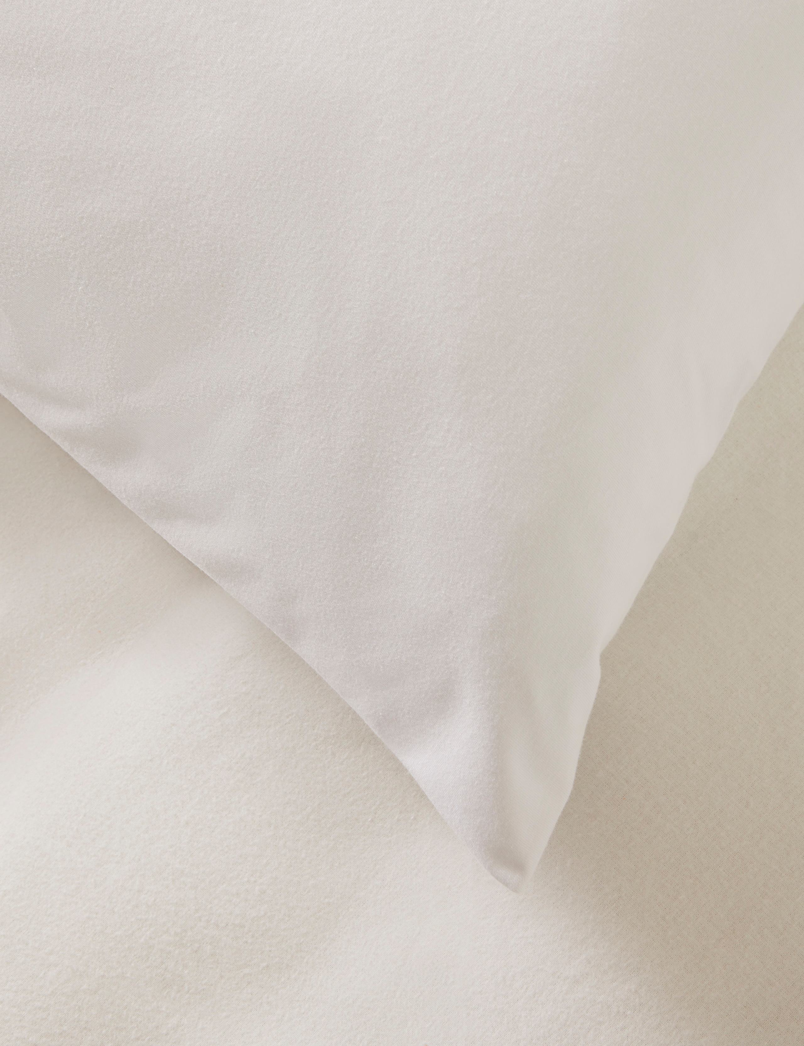 2 pack pure cotton jersey pillow protectors, imported from the UK