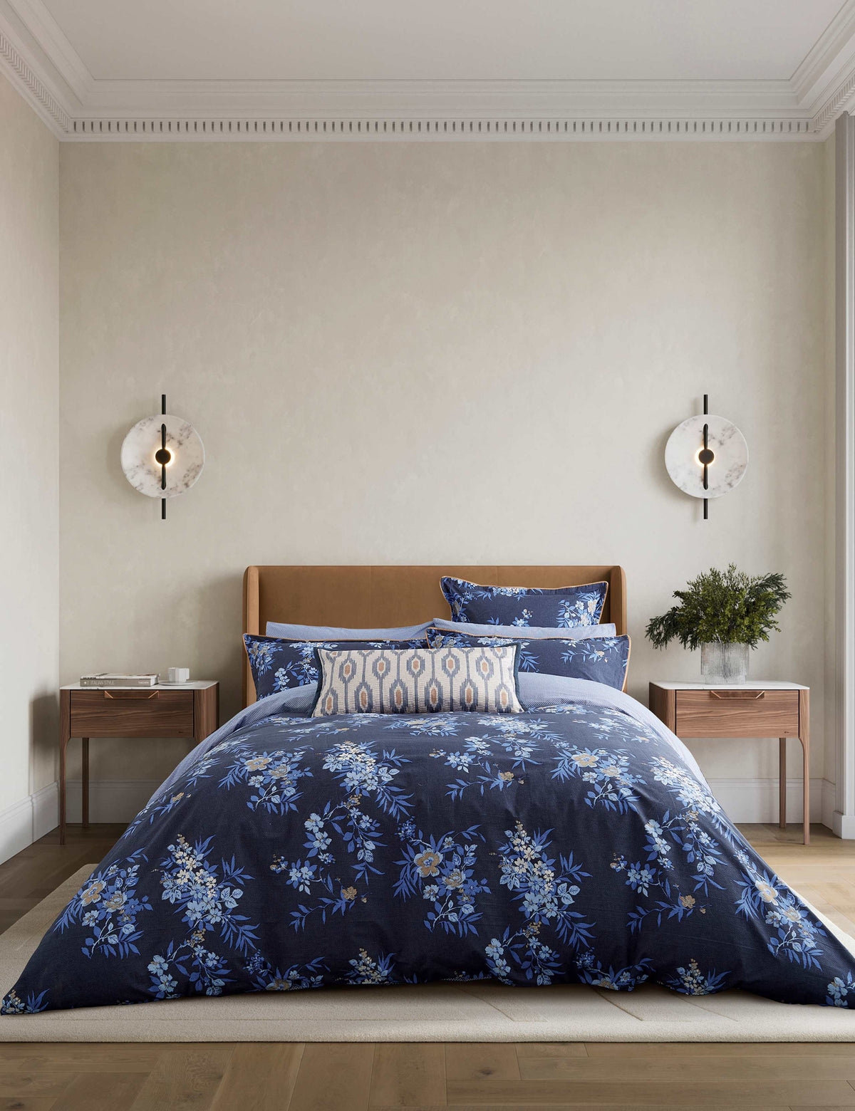 Bedeck Nahla pure cotton pillowcases set of two - British product