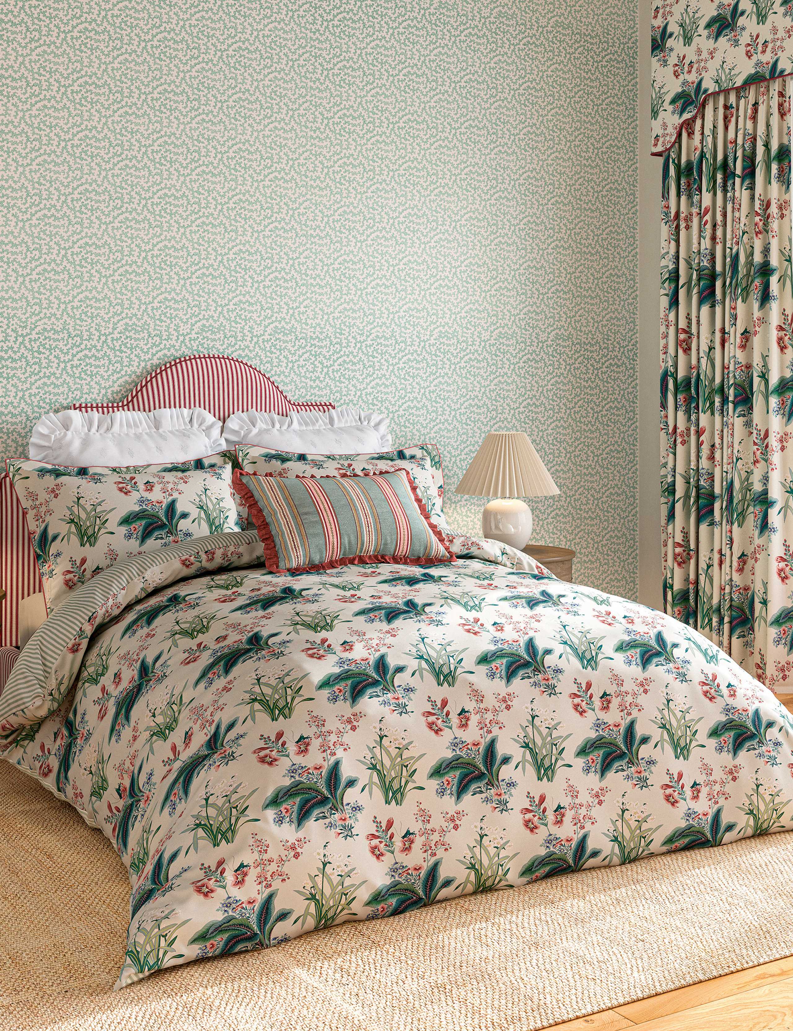 Sanderson pure cotton pillowcases 2 pack square - British product