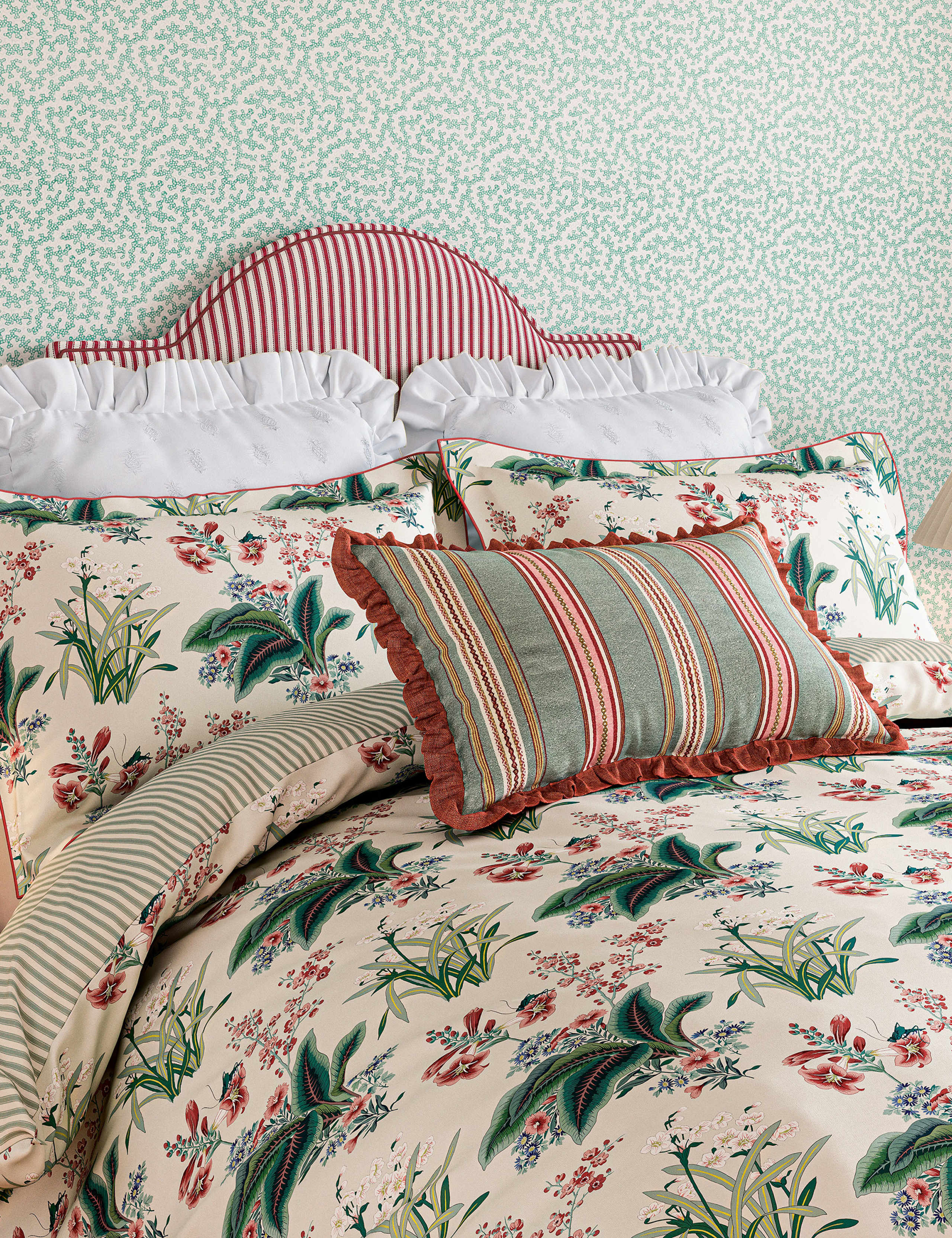 Sanderson pure cotton pillowcases 2 pack square - British product