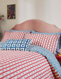 Land & Shore Quintin Stripe pillowcases 2 pack standard size (British brand)