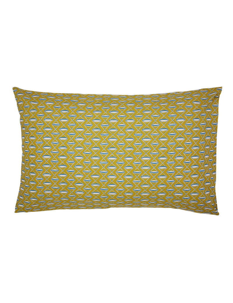 Land & Shore Raven Stripe cotton pillowcases 2 pack, UK version
