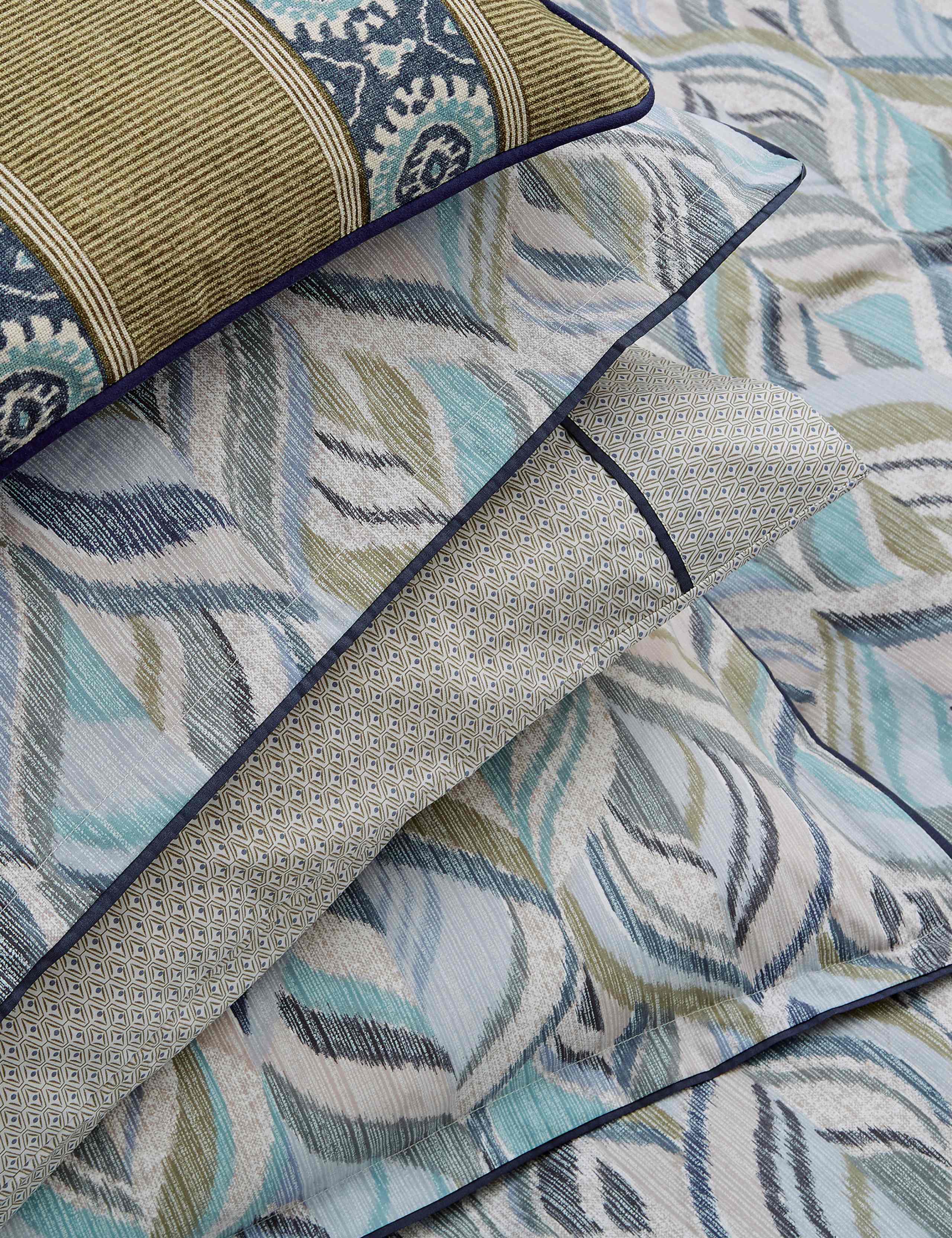 Bedeck of Belfast Rayanne square pillowcases 2 pack, imported from the UK