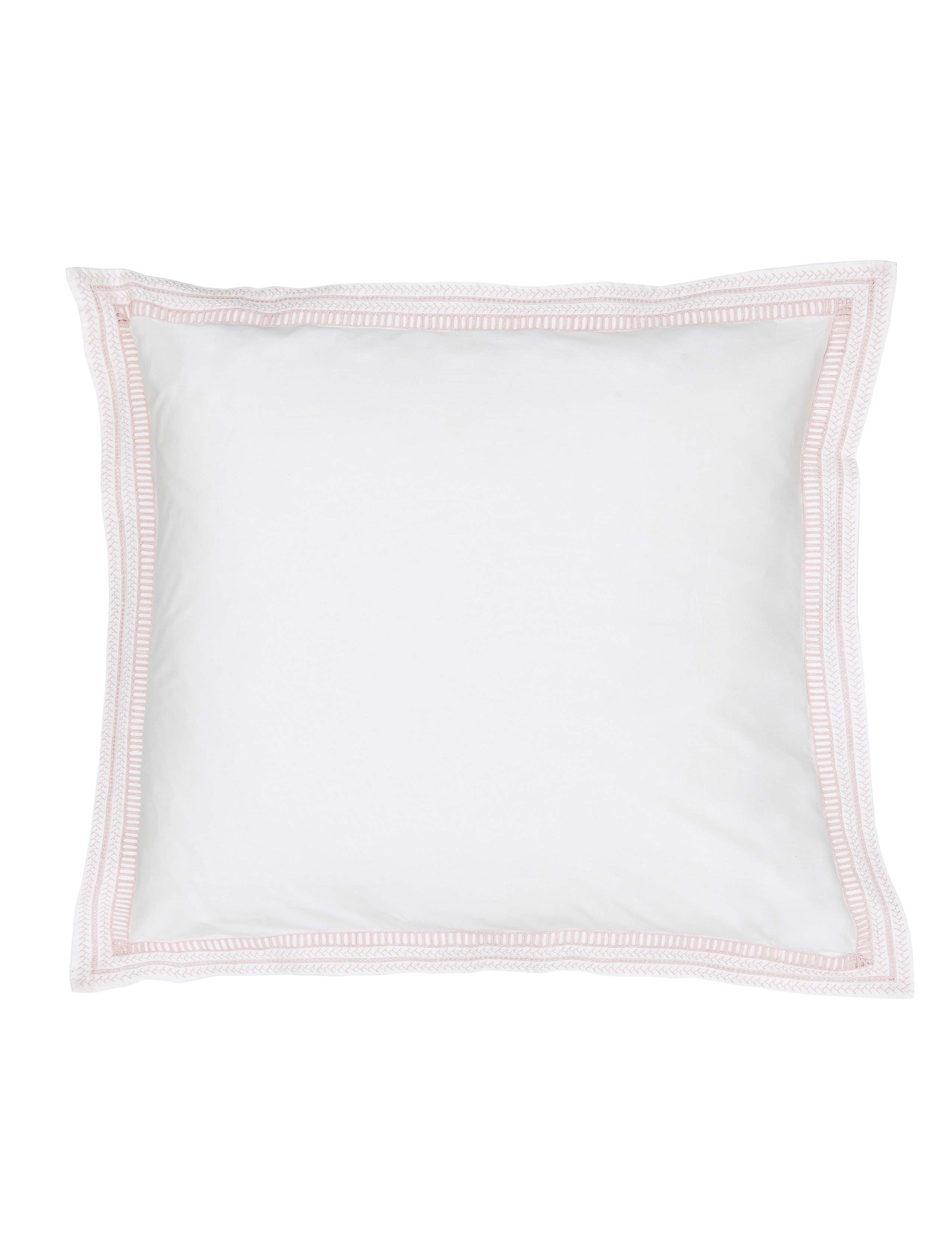 Bedeck of Belfast pure cotton square pillowcases 2 pack - British product