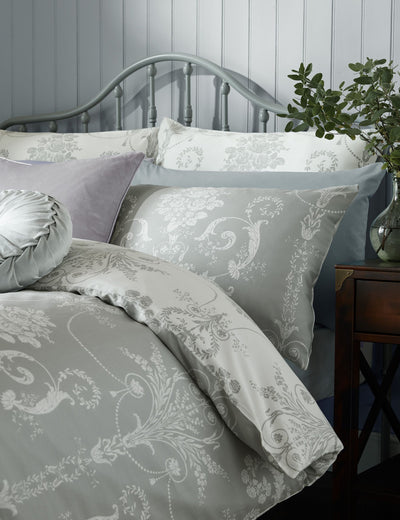 M&S Laura Ashley Josette Pure Cotton Sateen Pillowcases 2 Pack- Buy online at McGrocer