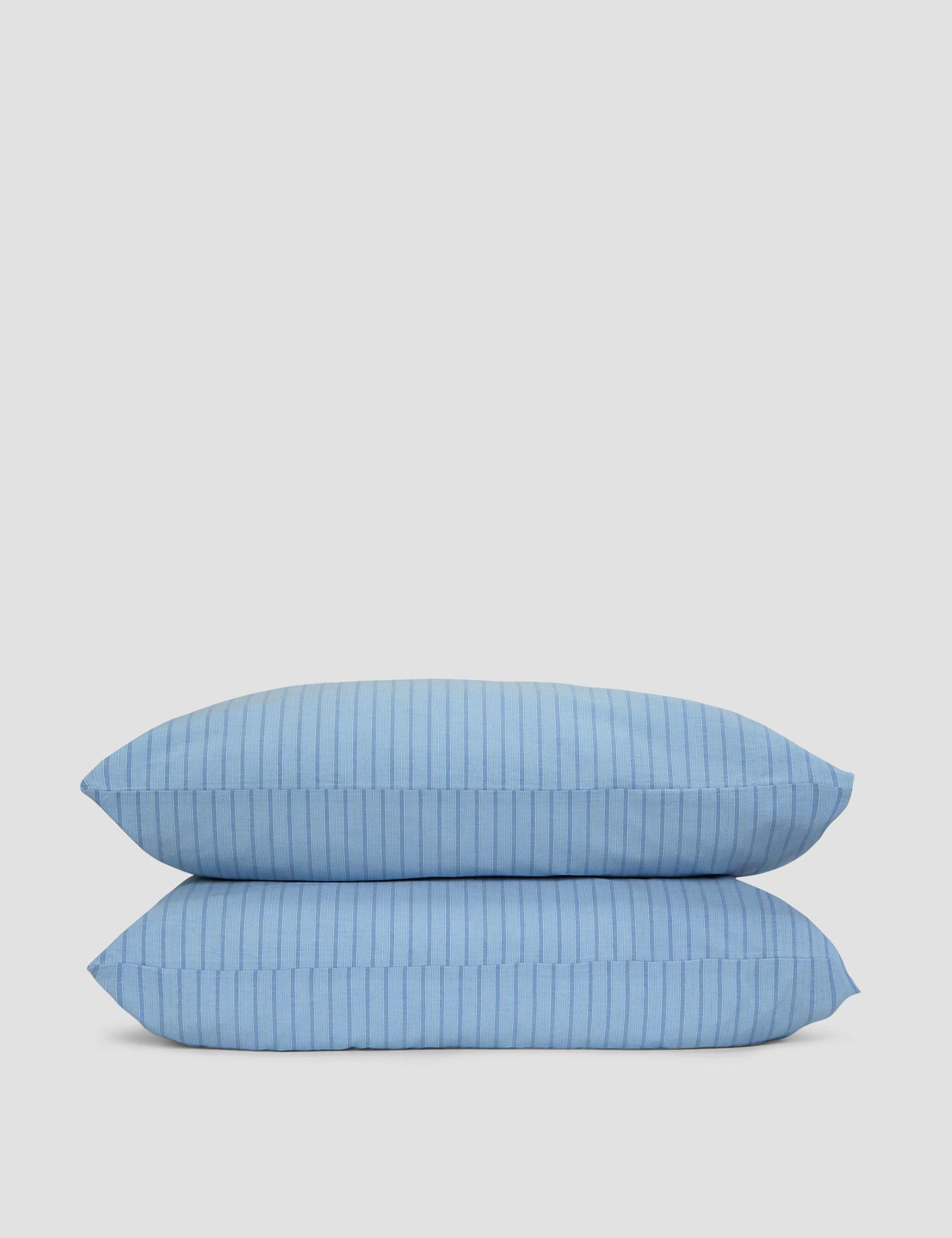 Piglet in Bed pure cotton striped pillowcases 2 pack, UK version
