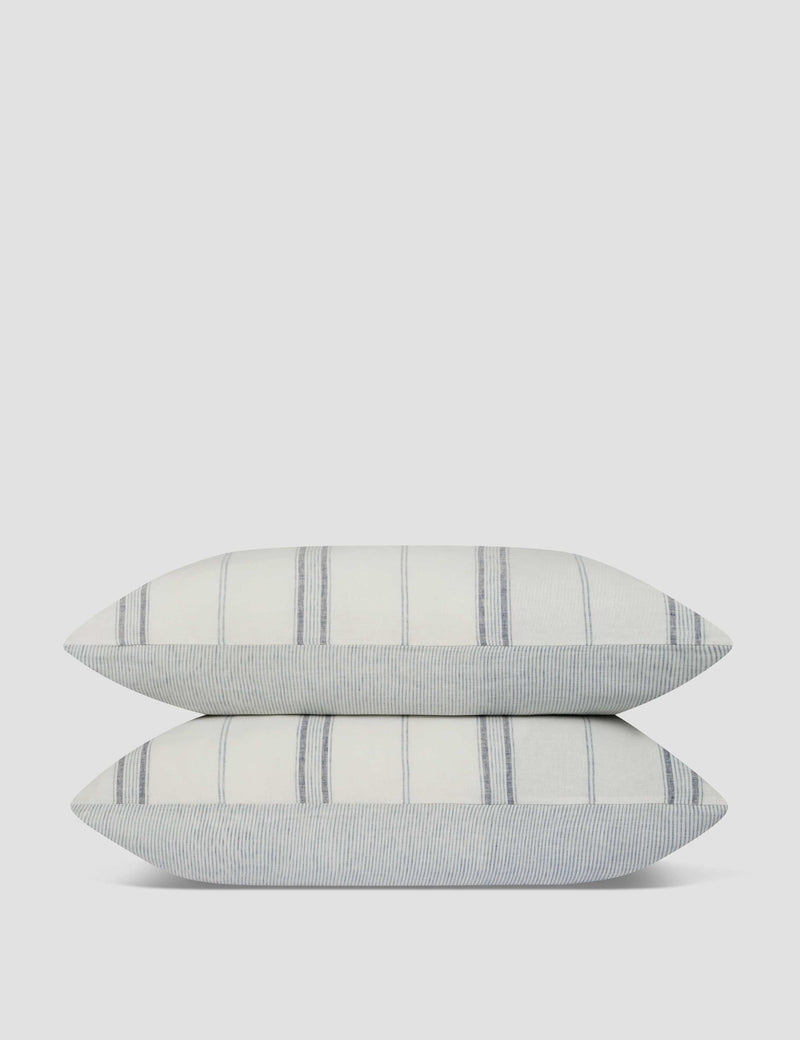 Piglet in Bed farmhouse linen pillowcases 2 pack, imported from the UK