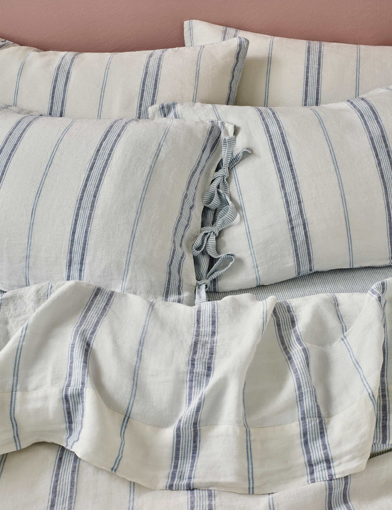 Piglet in Bed farmhouse linen pillowcases 2 pack, imported from the UK