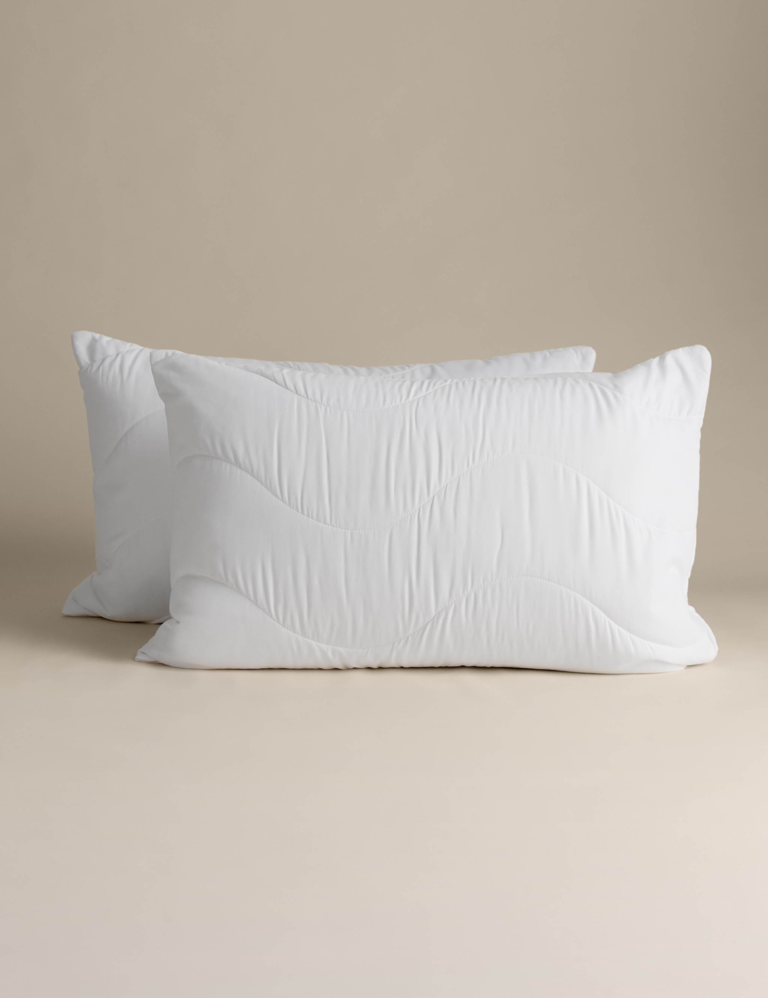 Anti allergy pillow protectors 2 pack, UK version